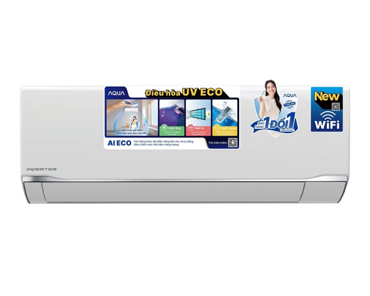 Máy lạnh Aqua Inverter 2.5 HP AQA-RV24TA giá tốt, giao ngay Máy lạnh Aqua Inverter 2.5 HP AQA-RV24TA giá tốt, giao ngay - hình ảnh sản phẩm