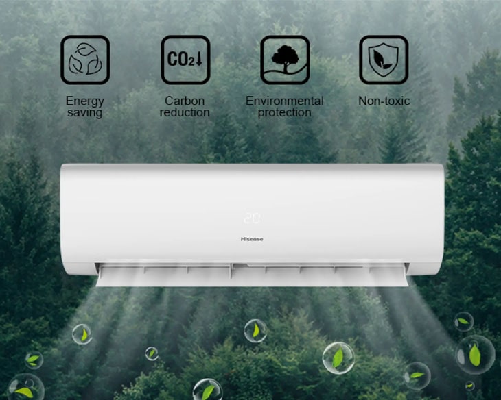 Máy lạnh Hisense Inverter 2 HP AS-18TW4RGATU00 giá tốt Máy lạnh Hisense Inverter 2 HP AS-18TW4RGATU00 giá tốt - góc nhìn 4