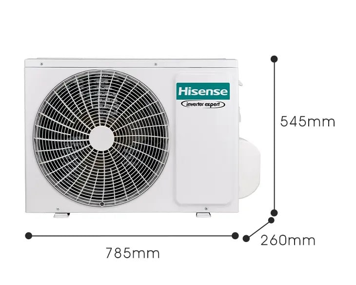 Máy lạnh Hisense Inverter 1.5 HP AS-12TW4RWUVA00 Giá tốt Máy lạnh Hisense Inverter 1.5 HP AS-12TW4RWUVA00 Giá tốt - góc nhìn 5