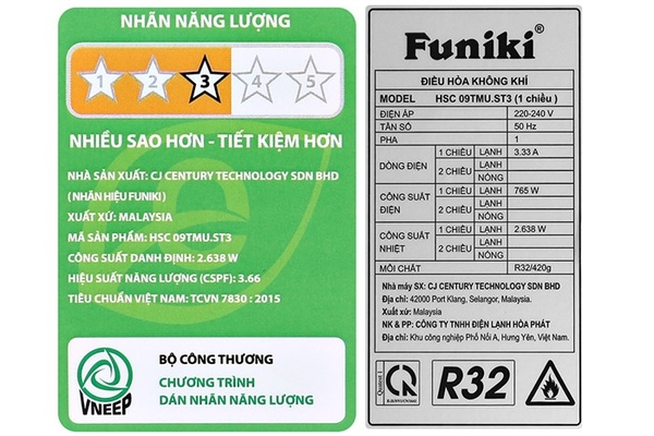 Máy lạnh Funiki 1.0 HP HSC09TMU-ST3 Máy lạnh Funiki 1.0 HP HSC09TMU-ST3 - góc nhìn 2