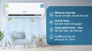 Máy lạnh Funiki Inverter 1 HP HIC09TMU.ST3 - hình ảnh sản phẩm