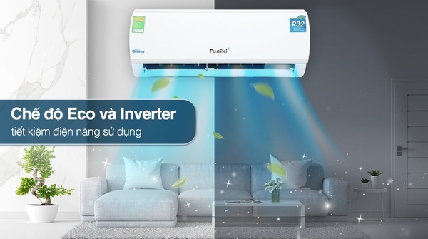 Máy lạnh Funiki Inverter 1.5 HP HIC12TMU.ST3 Máy lạnh Funiki Inverter 1.5 HP HIC12TMU.ST3 - hình ảnh sản phẩm